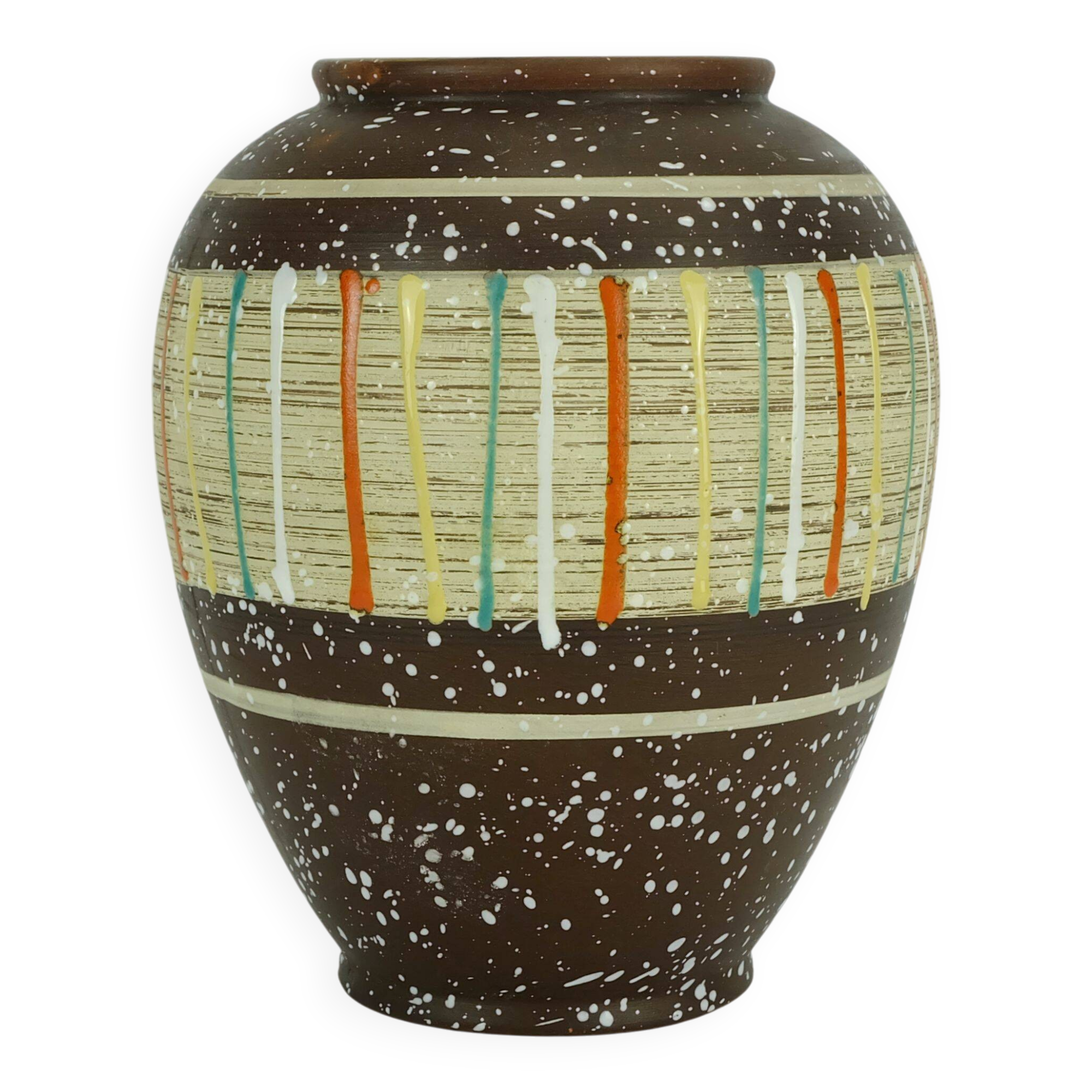 carstens mid century VASE multicolored decor model 526-17