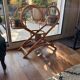 Vintage rattan plant stand – 1970s