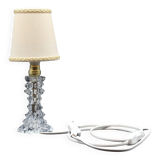 Lampe de table charmante en vase en verre de Murano Rostrato pour Barovier & Toso, années 1940.