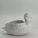 Duck-shaped ceramic pot holder