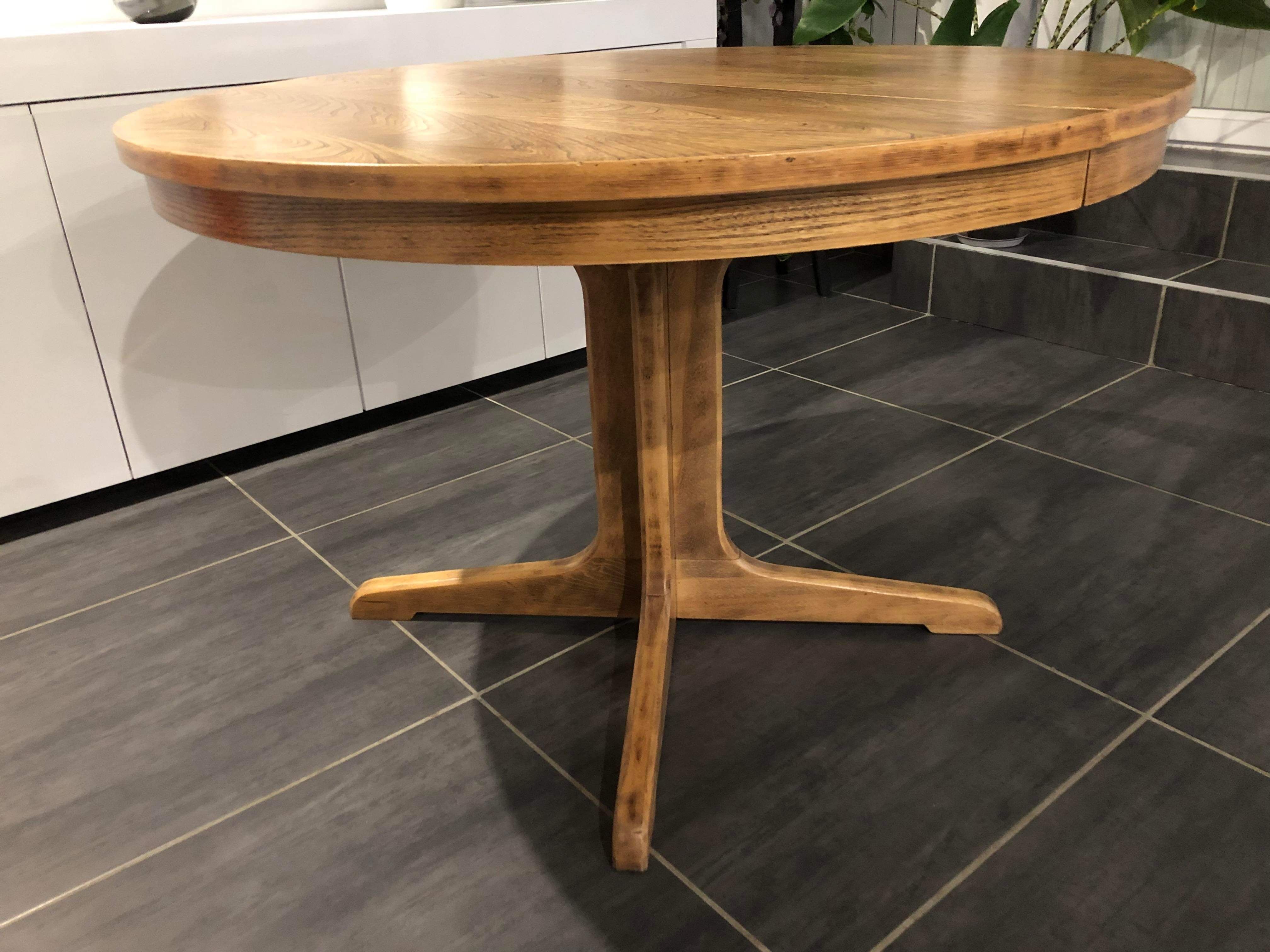 Vintage extendable table Baumann 1970s