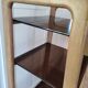 Scandinavian shelf in wood and plexiglass 70s