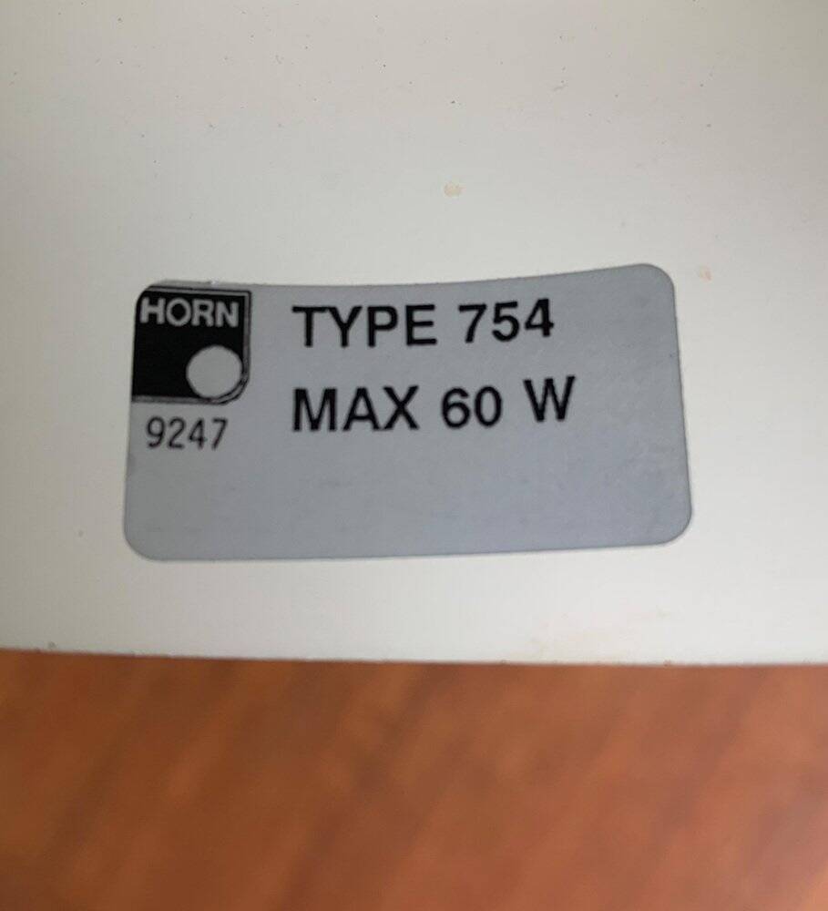 Mid-century Danish metal suspension 754 by Horn