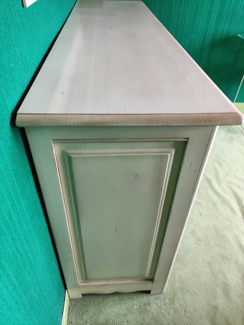 Buffet cérusé blanc