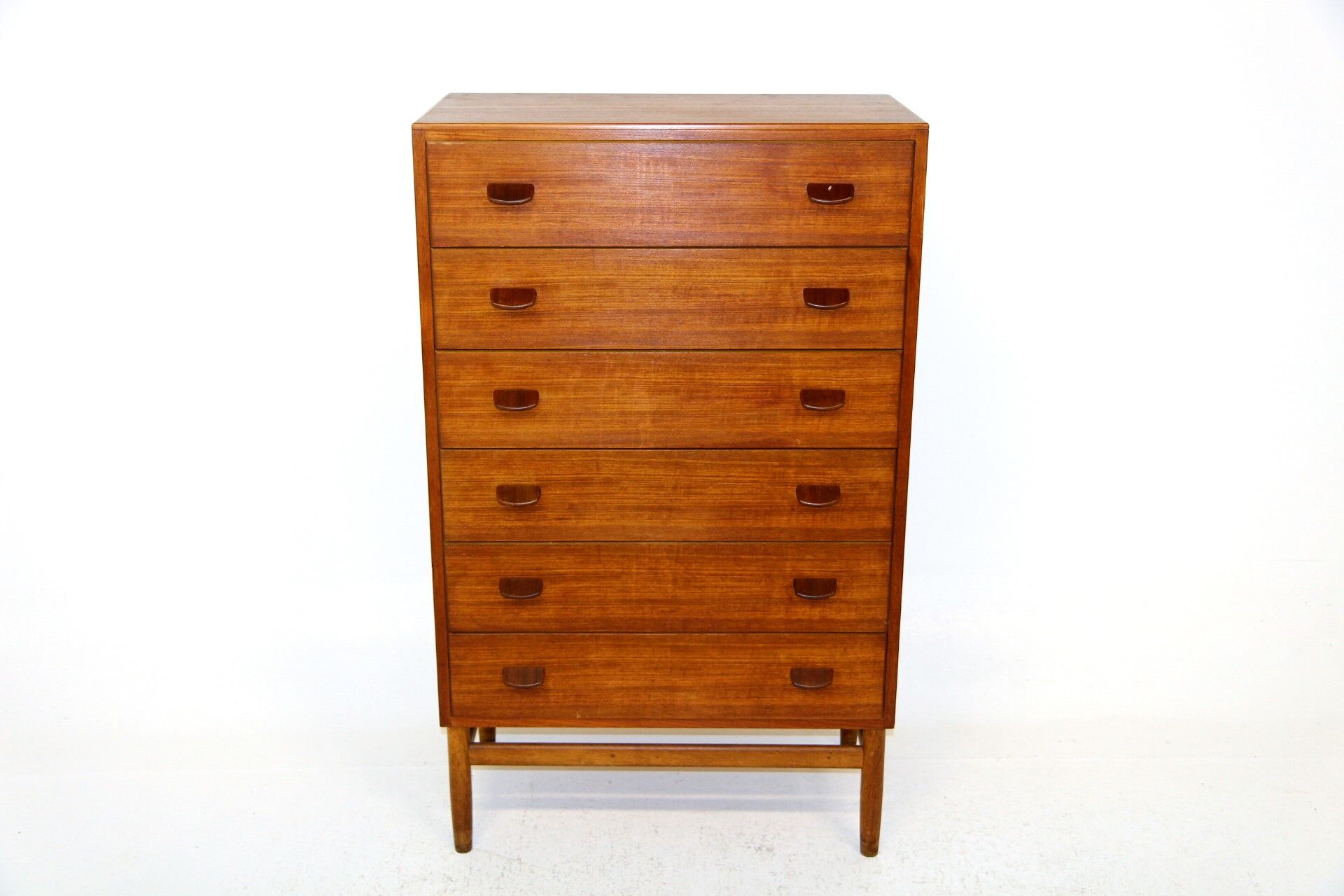 Chest of drawers "Tallboy" in teak, Poul Volther, Denmark, 1960