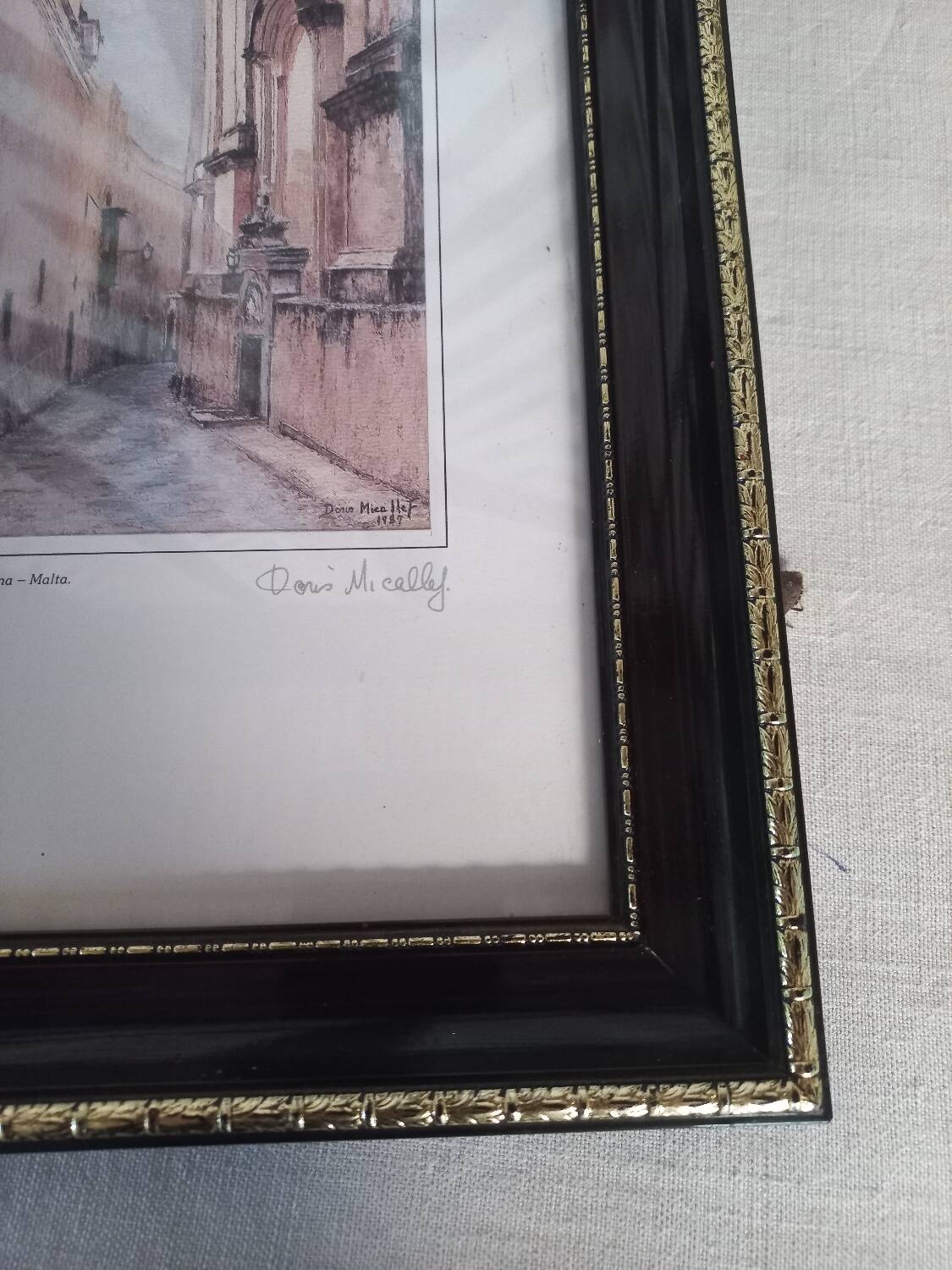 Street illustration painting