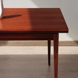 Vintage teak and afromosia dining table – extendable Scandinavian design