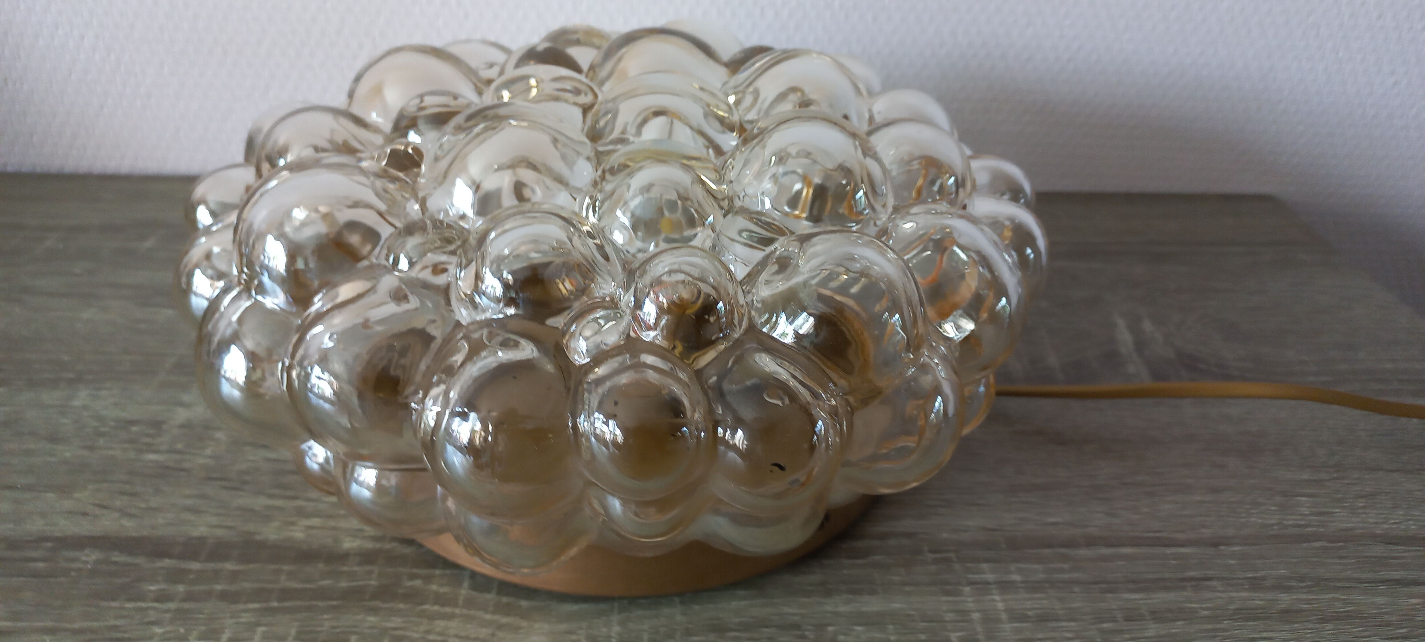 Ceiling lamp, wall lamp or table lamp in bubble glass Helena Tynell