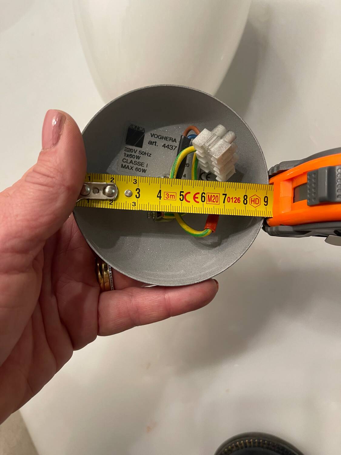 Black and white  Opaline Glass Sconces Set of 2