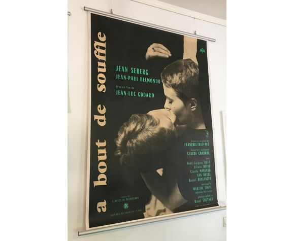 A Bout De Souffle Affiche De Cinema Originale Entoilee 1x160 1960 Selency A Bout De Souffle Affiche De Cinema Originale Entoilee 1x160 1960 Selency