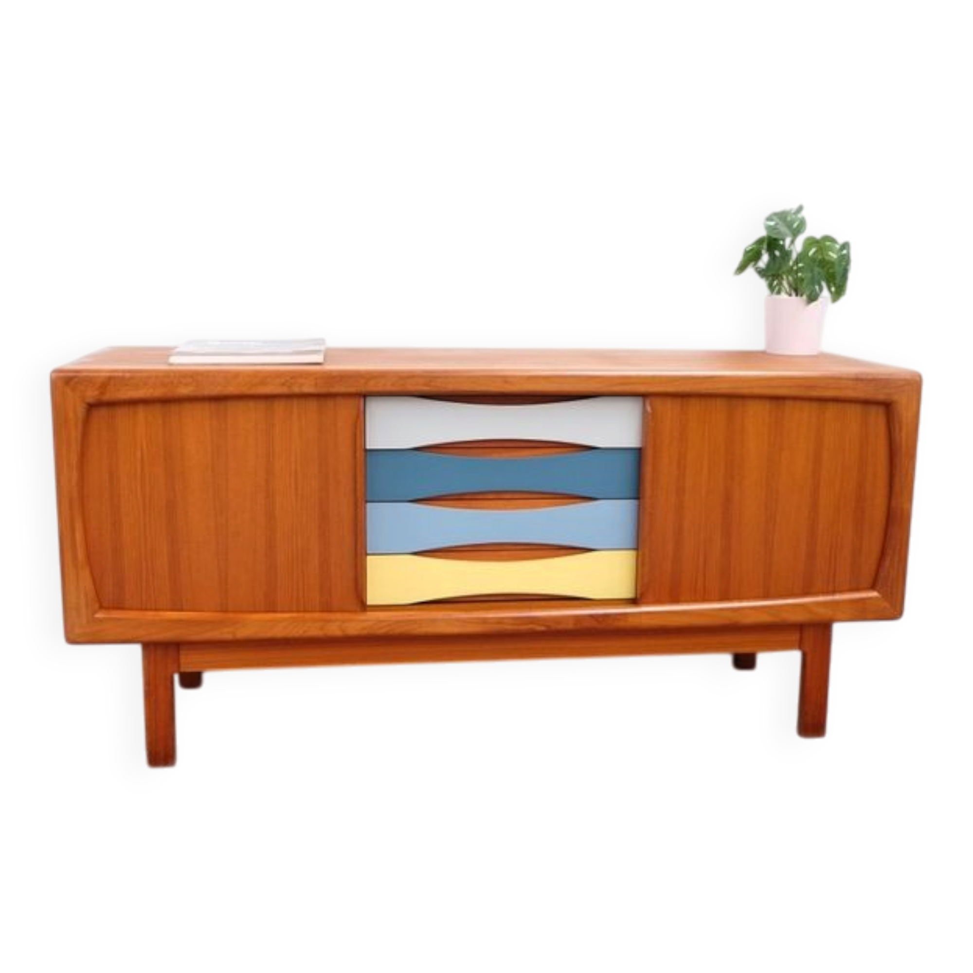 Buffet vintage danois HP Hansen en teck, années 60-70.