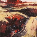 Ernest Julien Malla - Paysage d'influence fauve post-impressionniste
