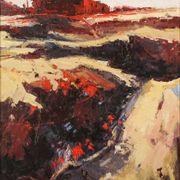 Ernest Julien Malla - Paysage d'influence fauve post-impressionniste