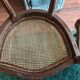 Caned armchairs