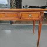 Double-sided wooden desk empire style
