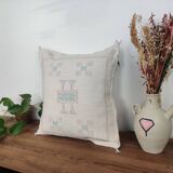 Berber cactus silk bench cushion