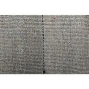 1970s Vintage Turkish Oushak Handmade Wool Cotton Gray Runner Rug 86x332