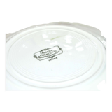 Set of 8 obernai flat plates in sarreguemines alsace earthenware 25cm