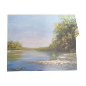 Huile sur panneau daniel