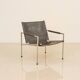 "SZ02" armchair in black/emerald leather by Martin Visser for Spectrum 60's