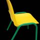 Set of 10 vintage children's stacking chairs