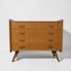 Commode scandinave pieds compas - Vintage 1960