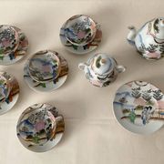 Vintage Japanese porcelain tea set – Asian decor