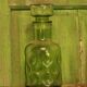 Carafe vintage en verre style empoli