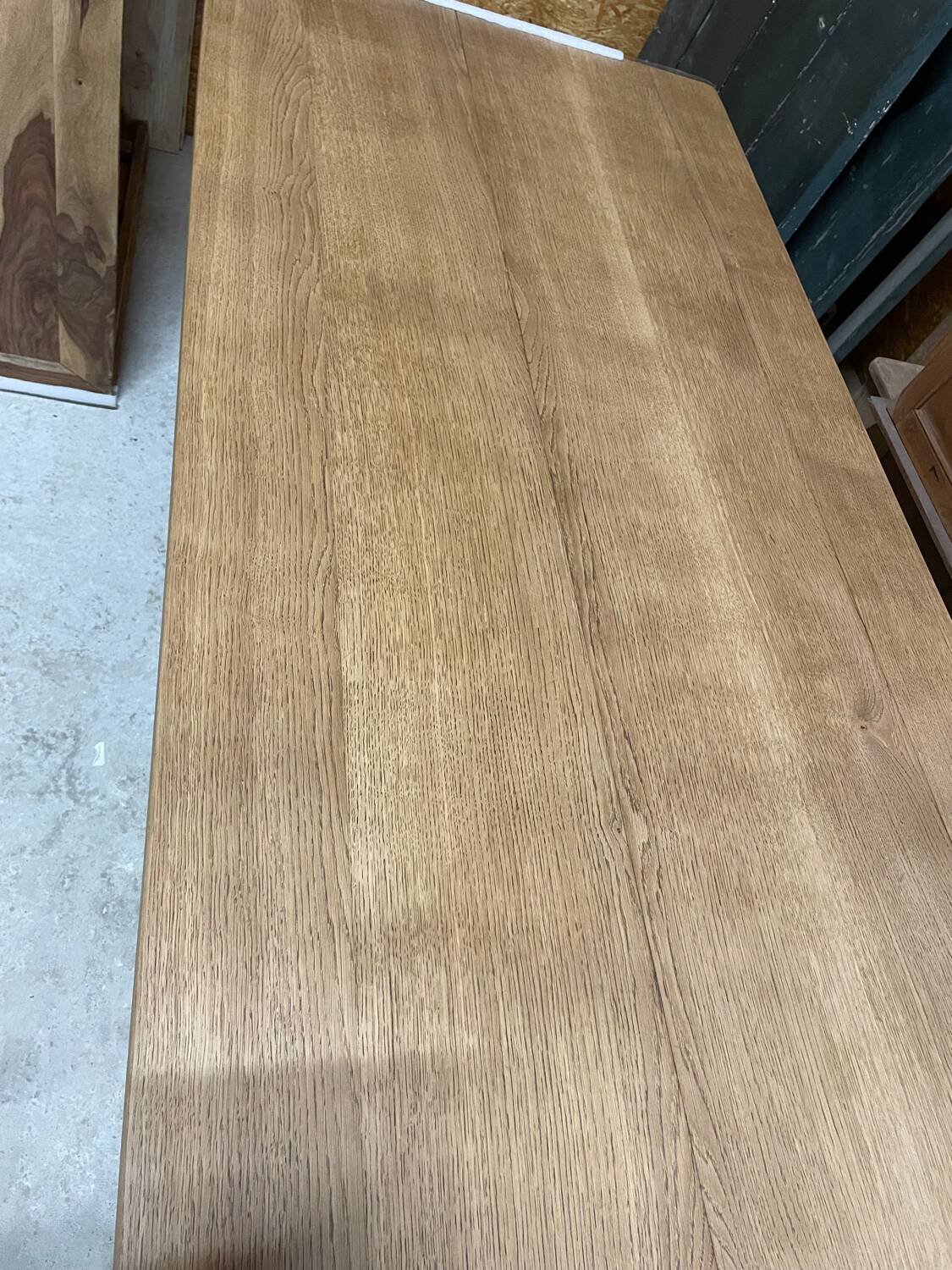 Solid oak farmhouse table