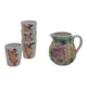 Pitcher and its 4 glasses