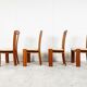 Set of 4 vintage scandinavian dining chairs, 1960s