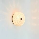 Pair of Mid-Century Diamond Glass Wall Lights from Limburg, Germany, 1960s