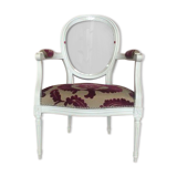Transparent-covered armchair