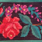 Vintage moldovan square kilim 150x135 cm