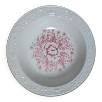 Plat creux au bouquet Sarreguemines