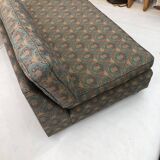 Low Tuxedo Two Seater Sofa On Wheels Mid Century Modern Settee 1960s Multicolour