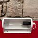 Metal wall light with shutter