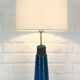 Vintage Scandinavian ceramic table lamp, Nils Kähler for HAK, Denmark, 1960