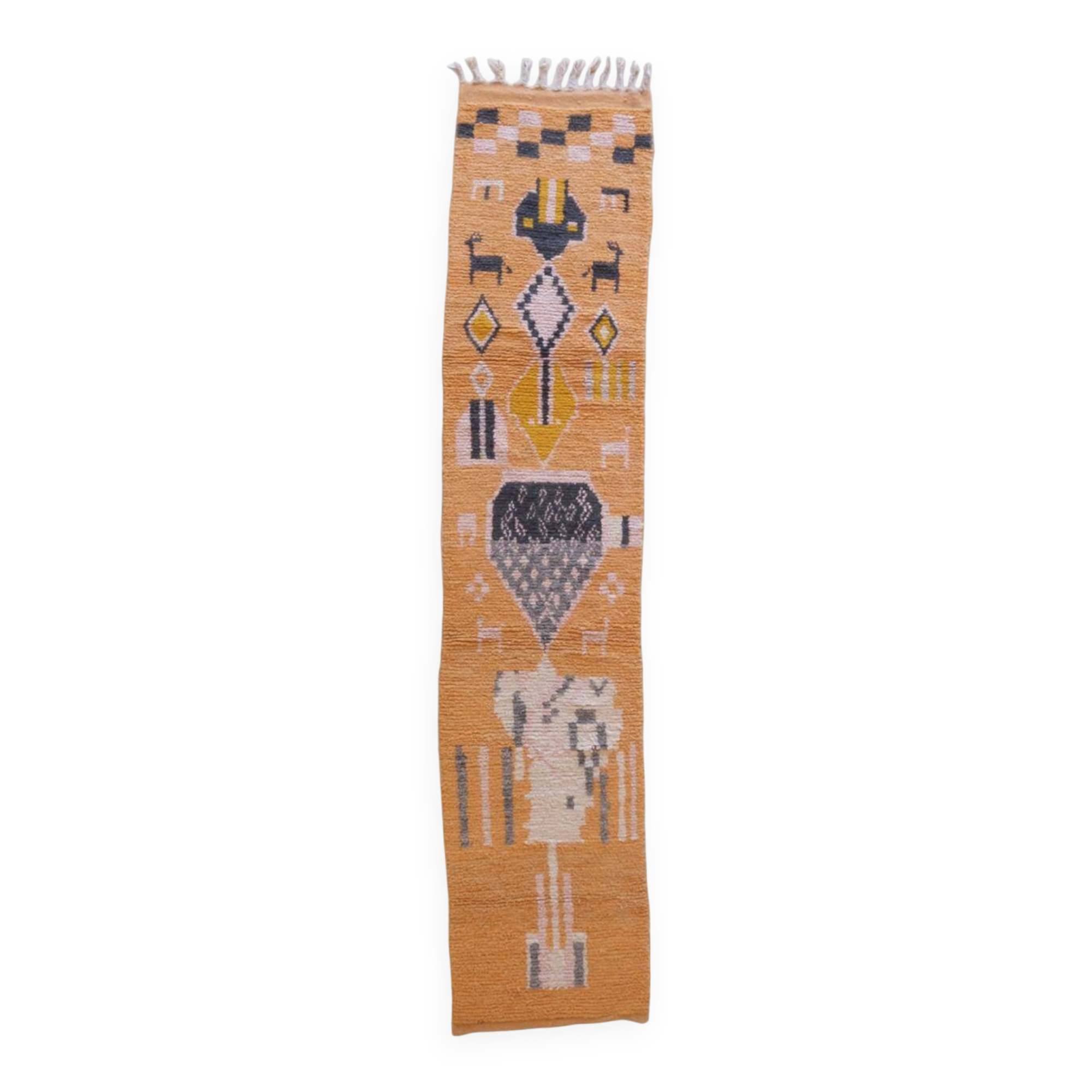 Tapis Berbère de Couloir - 382 x 74 cm
