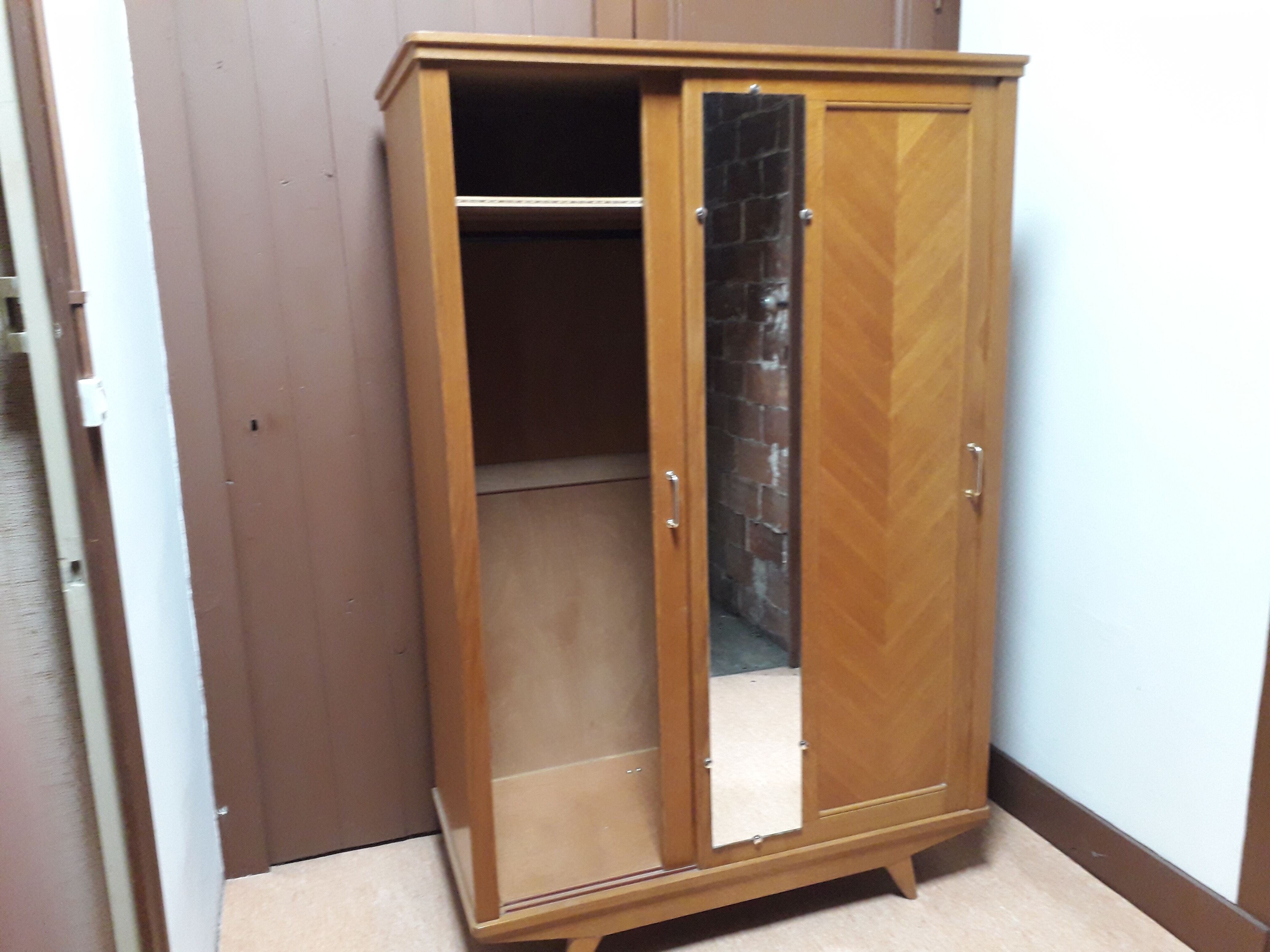 Vintage cabinet feet compass