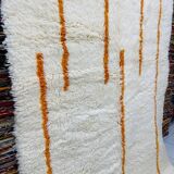 Moroccan rug in natural wool 200cm x 300cm