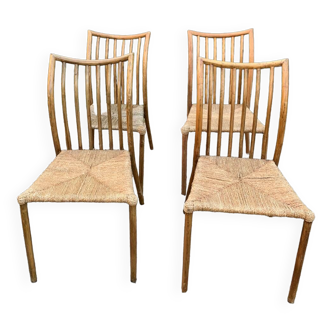 Set of 4 Scandinavian chairs