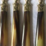 Golden vintage forks