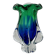 Futuristic retro Murano style thick glass vase.
