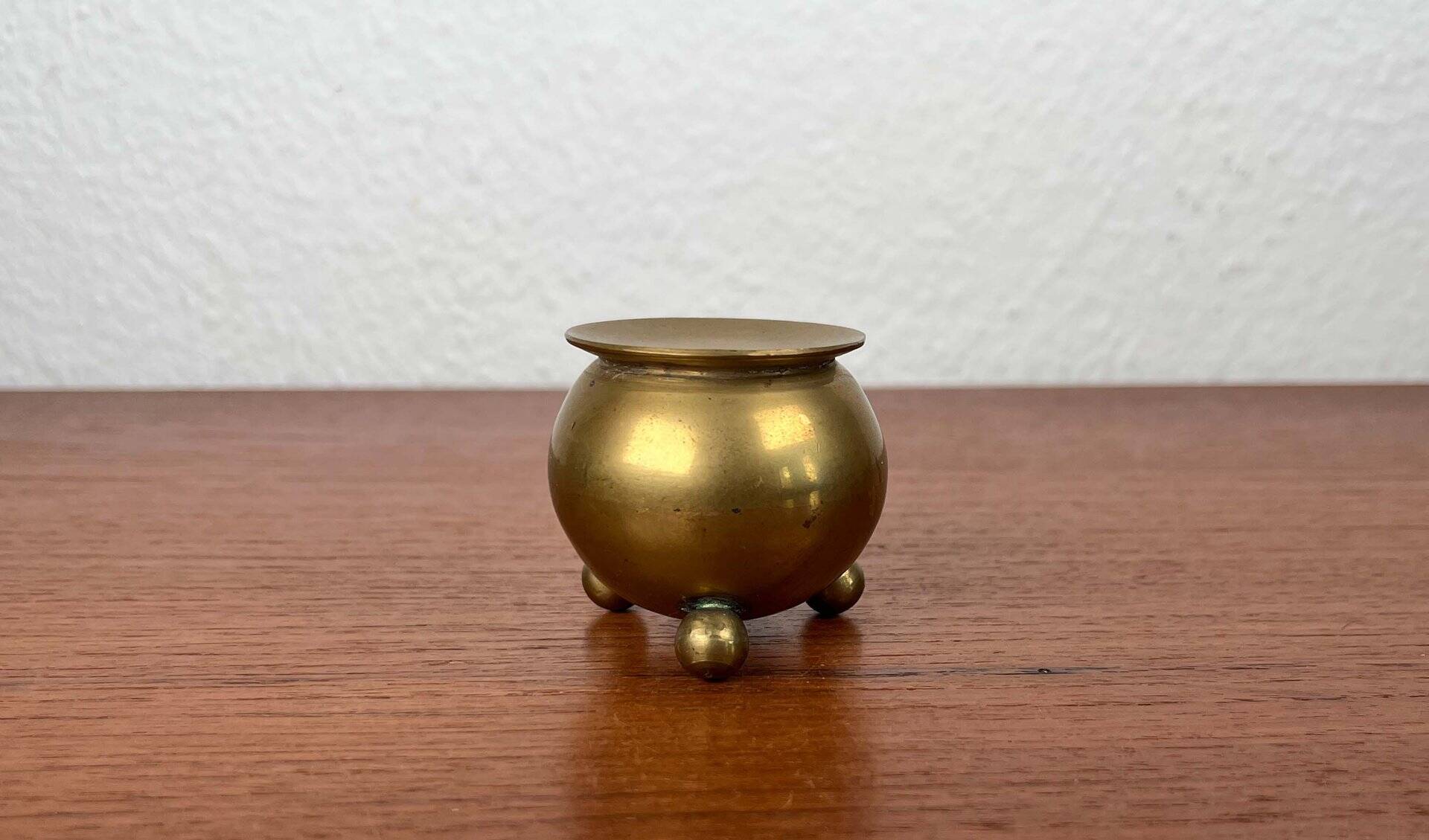 Traditional Swedish Candle Holder in Modern Brass from the Mid-Century, 1960s