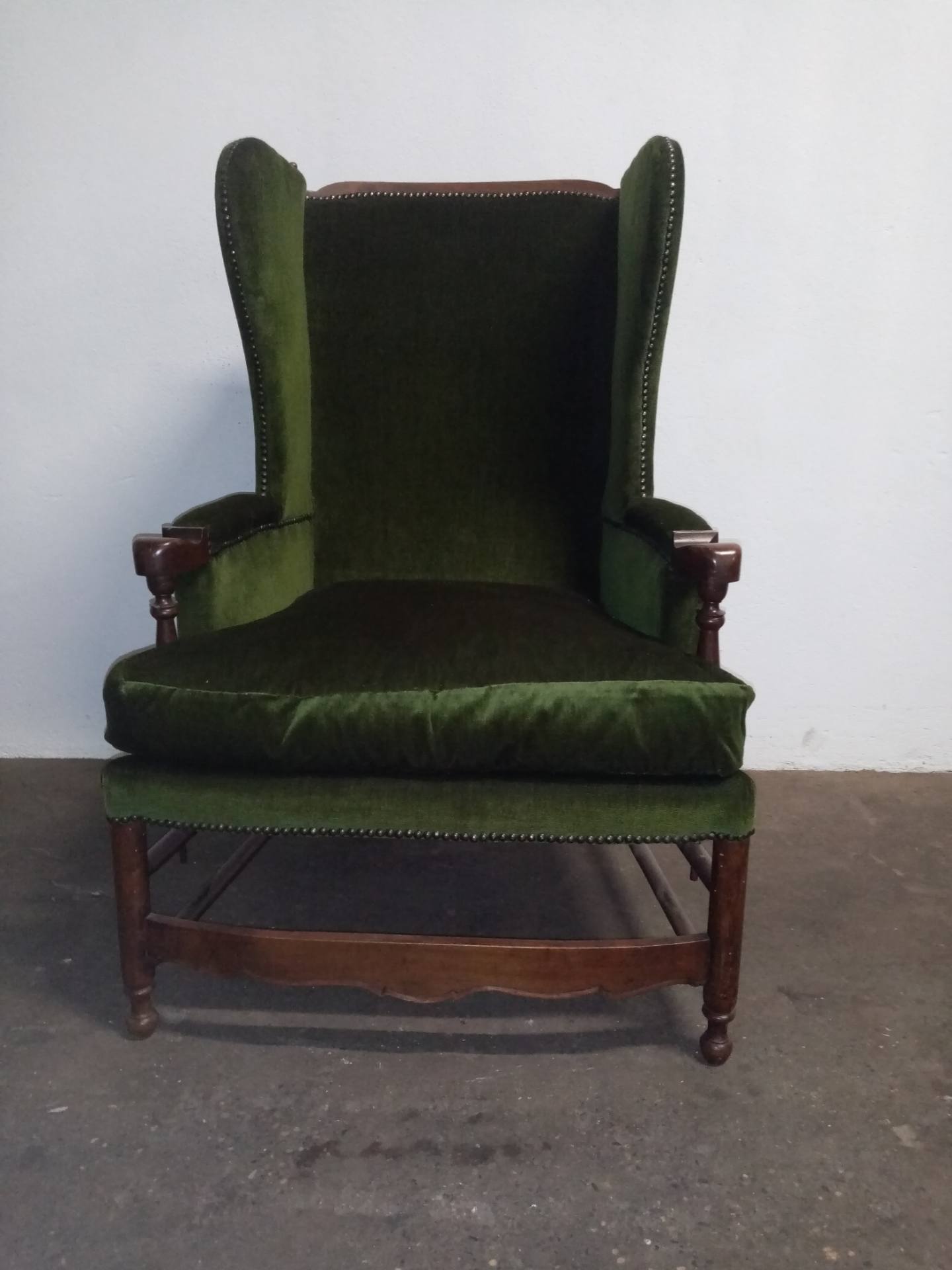Armchair Shepherdess with Provencal ear radassier style louis XVI 18th century