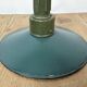 Industrial Petrol Enamel Military Pendant Lamp with Cast Aluminium Top