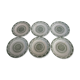 6 flat plates Fine Ware earthenware