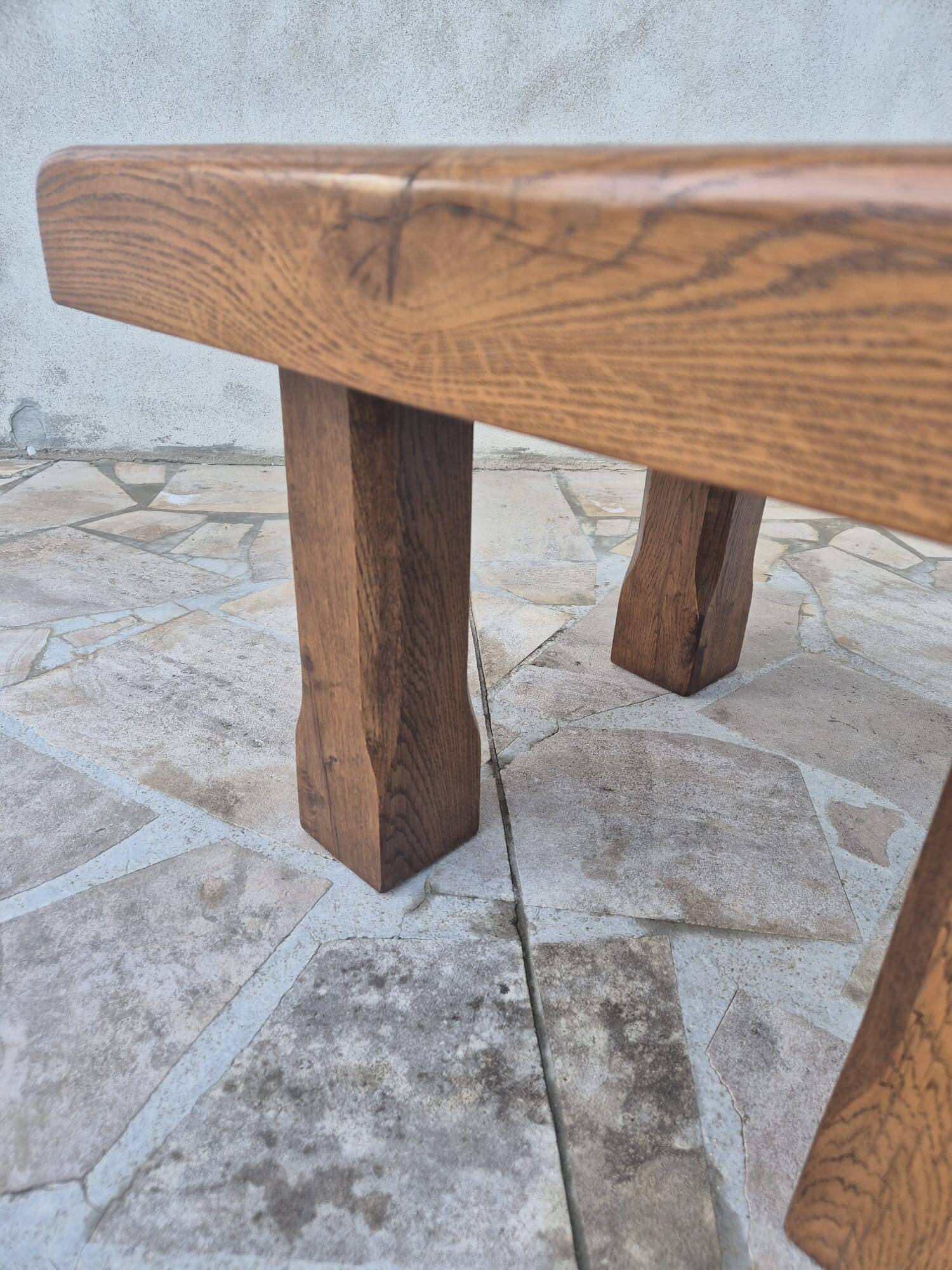 Coffee table signed P. Garnier