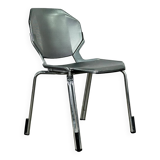 Metal space age stool Fröscher Sitform